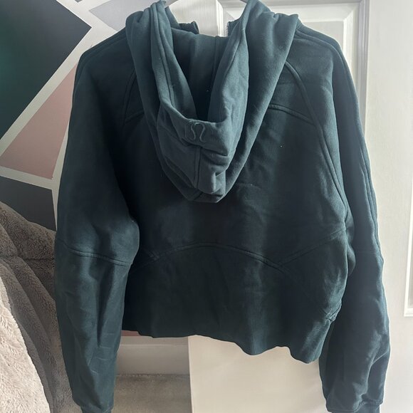 Lululemon Scuba Cropped Oversized Half-Zip Hoodie - Picture 2 of 3
